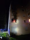 Brand in der Wohnung