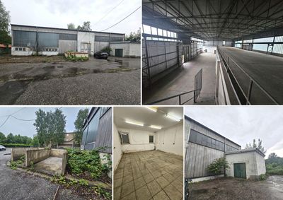 Freistehende, pfeilerfreie Halle in ruhiger Lage mit Büro-/Lagerebene, Freifläche möglich