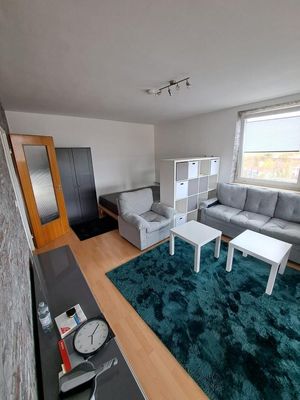 Möblierte Einzimmerwohnung mit einmaligen Ausblick