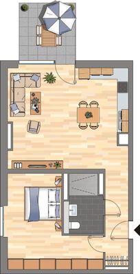 2-Zimmer-Wohnung in Bonn Endenich