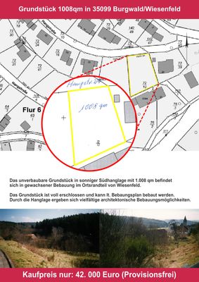 Sonniges Baugrundstück in Südhanglage – 1.008 m²