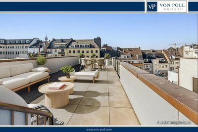 Moderne Stadtwohnung mit exklusiver Ausstattung und Panoramablick