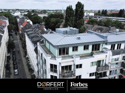 Weitblick trifft Privatsphäre – Penthouse über den Dächern Hamburgs