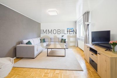 Sanierte 3,5 Zimmerwohnung mit Südwest-Loggia und Einzelgarage