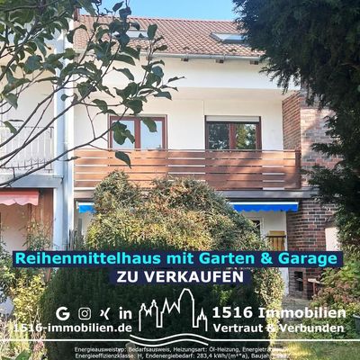 *** Provisionsfreies Reihenmittelhaus mit Garten – bereit für frischen Wind