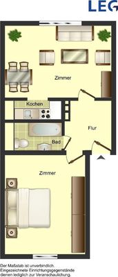 Demnächst frei! 2-Zimmer-Wohnung in Solingen Mitte