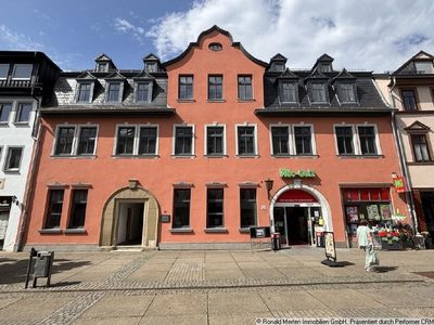 zwei denkmalgeschützte Büroetagen in der Saalfelder Fußgängerzone