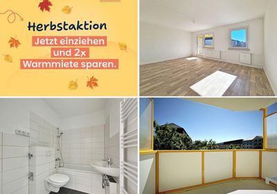 2 Warmmieten geschenkt*: Balkonwohnung mit Aussicht, Spielplatz und Einkaufsmöglichkeiten vor Ort