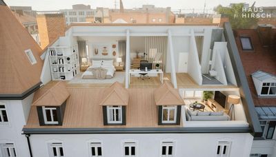 ROOFTOP LUXUSLOFT MIT SÜDTERRASSE | Architektur, Licht & Raumgefühl auf zwei Ebenen im Denkmal