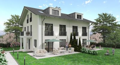 Ein Traumhaus gebaut mit Fa. Pumpferbau * 500 Meter Luftlinie zum Chiemsee