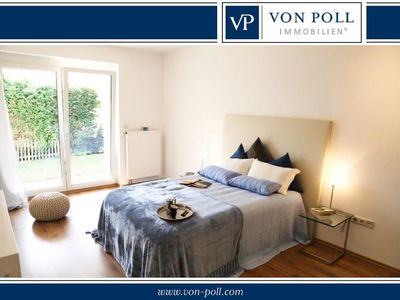 Wohnen, wo andere Urlaub machen
- Sonnige Wohnung mit Skylineblick
und eigenem Garten