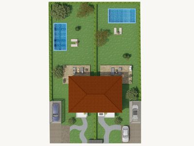 Exklusives Baugrundstück für Villenhaushälfte mit Walmdach in Bestlage von Pullach!