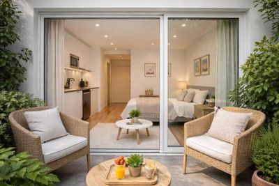 Eberswalde: ERSTBEZUG im LUXUS Neubau: 1-Zi-Erdgeschoss-Whg mit TERRASSE, 21 m² ab 2026 BEZUGSBEREIT