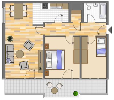 Demnächst frei! 3-Zimmer-Wohnung in Ratingen West
