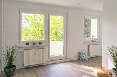Ebenerdig erreichbare 1-Raum-Wohnung mit Balkon