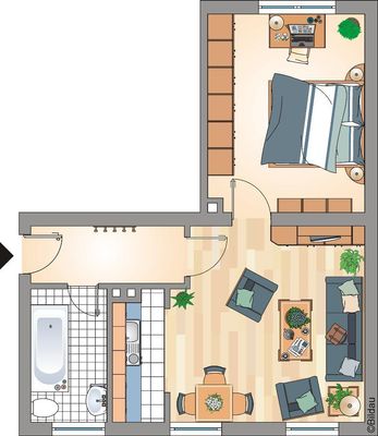 Gemütliche Etagenwohnung mit abwechslungsreicher Atmosphäre in Recklinghausen
