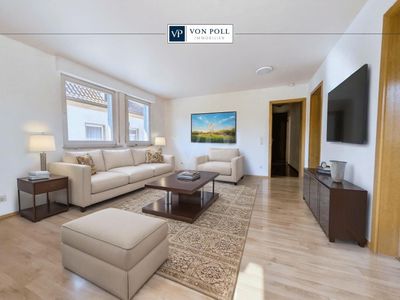 Zentrales Wohnen: Etagenwohnung mit Balkon und Stellplatz