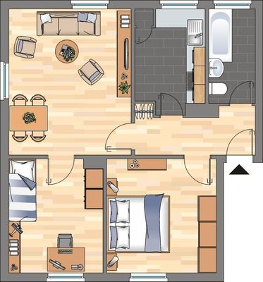 3-Zimmer-Wohnung in Wilhelmshaven City