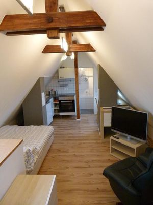Modern möbliertes Appartement über den Dächern von Cannstatt