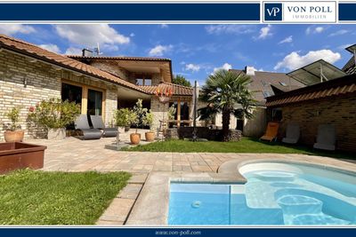 Wohnen, wie andere Urlaub machen: Einfamilienhaus mit mediterranem Flair in ruhiger Lage von Weetzen