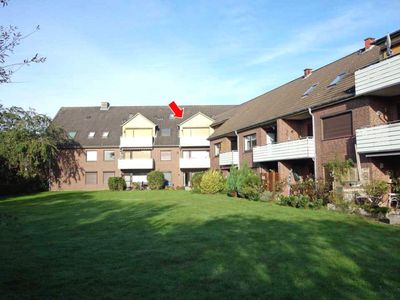 Top-Lage: Schöne 2-Zimmer-Dachgeschosswohnung mit PKW-Garage in Friedrichskoog-Spitze