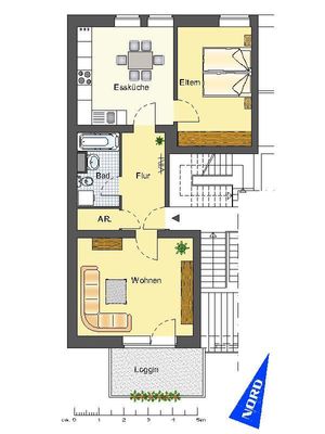 2-Zimmer-Wohnung in Recklinghausen Süd