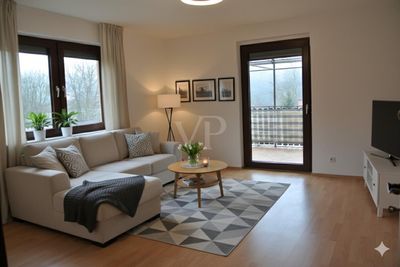 Attraktive 2-ZKB-Wohnung mit EBK, Tageslicht-Duschbad & Pkw-Stellplatz !!!