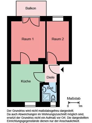 Demnächst frei! 2-Zimmer-Wohnung in Herne Mitte