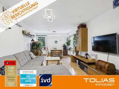 Rückzugsort im Grünen – 3-Zimmer-Wohnung mit Balkon und Garage