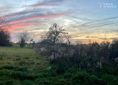 Sonnenuntergänge inklusive: Traumhaftes Randlage-Baugrundstück in Schweinheim