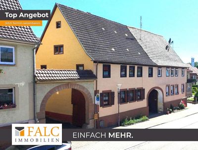 Haushälfte mit 2 Einheiten und toller Anbindung im Herzen von Kirchardt - FALC Immobilien Heilbronn