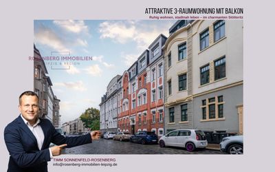 Charmante 3-Zimmer-Wohnung mit Balkon im Herzen von Leipzig-Süd