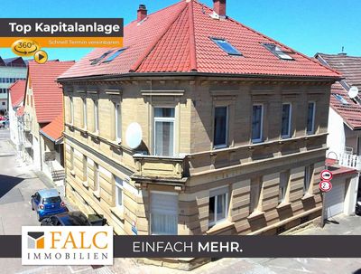 3 auf einen Schlag... Mehrfamilienhaus mit stilvollem Altbau-Flair! - FALC Immobilien Heilbronn