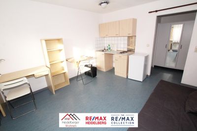 Schöne, möblierte 1-Zimmer-Wohnung 22 m² mit Pantryküche in Mannheim zu vermieten.