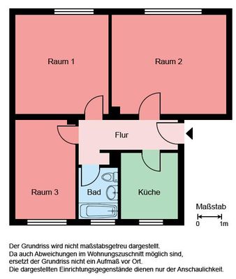 Kleines Haus mit neuem BAD - 3-Zimmer-Wohnung in Castrop-Rauxel Merklinde