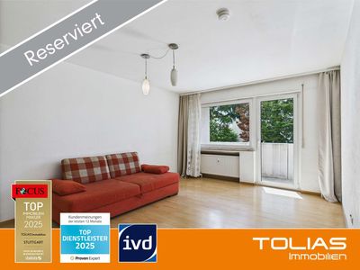 Solide Kapitalanlage mit Entwicklungschance – 1-Zimmer-Wohnung mit Balkon & Stellplatz in Gerlingen