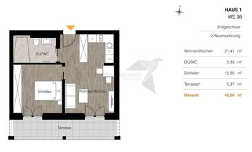 Grundriss H1 WE08