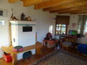 EG Wohnzimmer mit Kachelofen