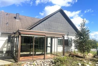 Südseite mit Wintergärten