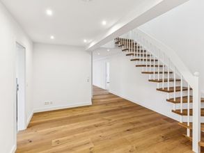 Treppe in die obere Etage