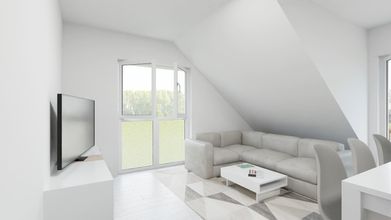 Visualisierung 1. DG Wohnen