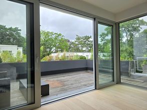 Blick auf die Terrasse