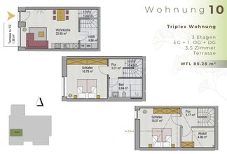Grundriss Wohnung Nr. 10