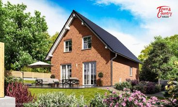 Ansicht Garten Klinkerfassade