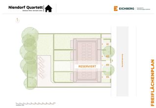 Freiflachenplan Quartett reserviert