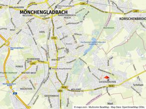 Geolyzer Kartenausschnitt