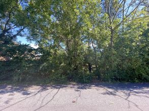 Baugrundstück von der Straße aus