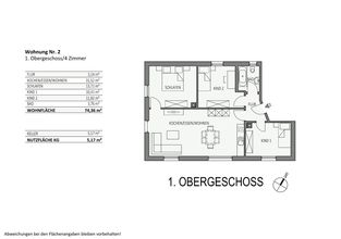 Grundriss 1. Obergeschoss