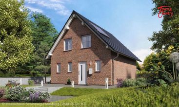 Ansicht Eingang Klinkerfassade