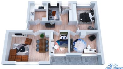 3D - Grundriss